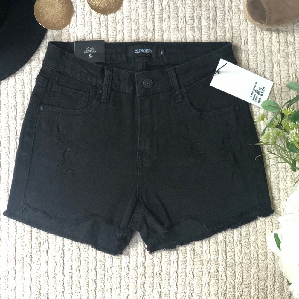 Distressed denim shorts - Picture 5 of 7